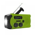 thumbnail image 1 of Solar Radio AM/FM Multi-function Radio  Rechargeable Hand-cranked Mobile Phone Radio  Lithium Battery 2000MAH Green, 1 of 8