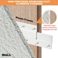thumbnail image 4 of Uxcell French Cleat Picture Hanger 6 inch, 1 Set Aluminum Z Clip Interlocking Kit, 4 of 6
