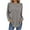 Gray, variant on Lenpel Sweaters for Women Plus Size Crew Neck Long Sleeve Soft Casual Tunic Tops Lightweight Fashion Shirts