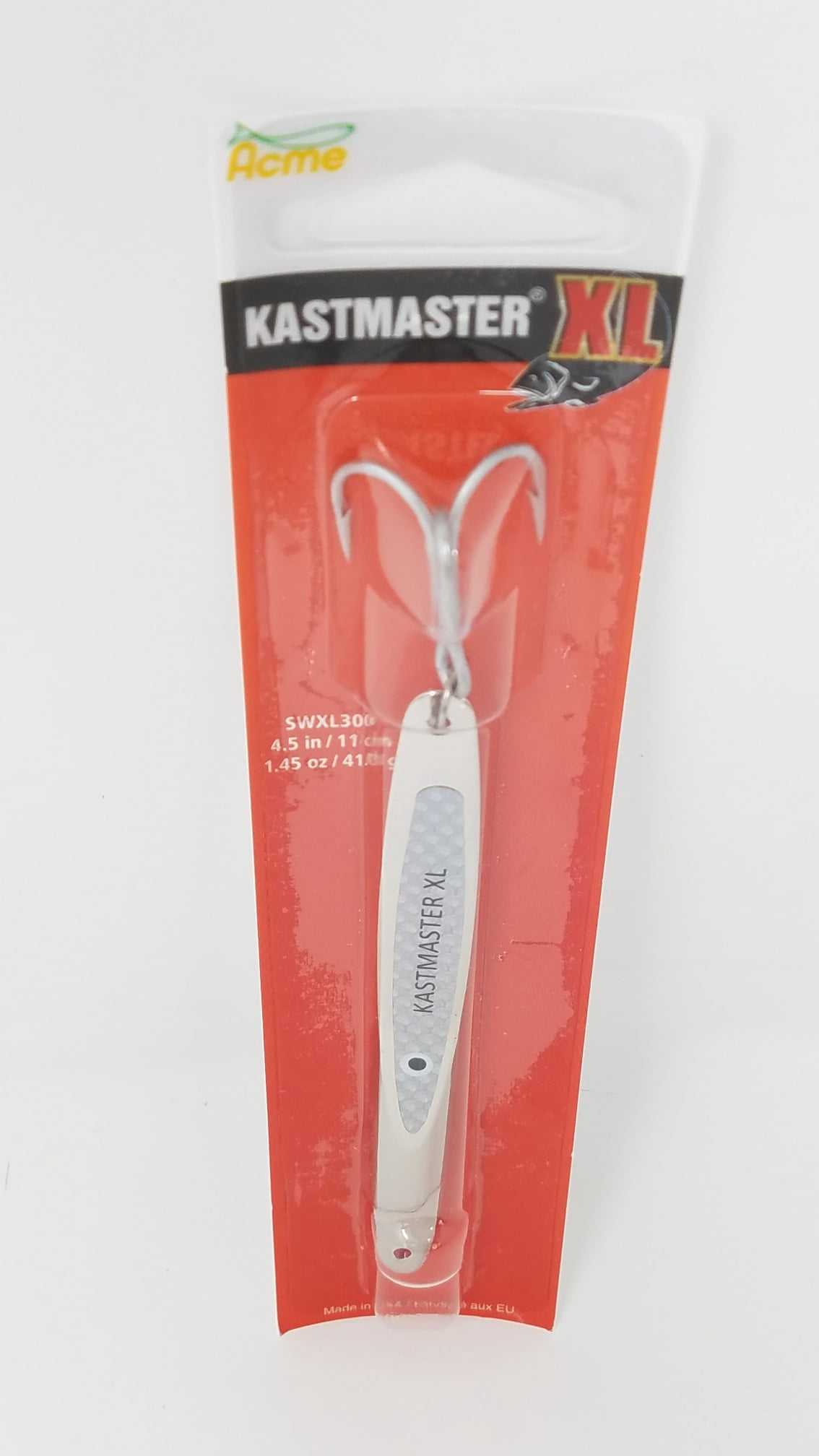 Acme Tackle Kastmaster XL 4.5 Inch Silver Fishing Lure Spoon for Casting  and Jigging - Walmart.com