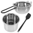 thumbnail image 3 of 1 Set Stainless Steel Double Boiler Pot Chocolate Butter Melting Pot With Spatula, 3 of 5