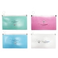 thumbnail image 3 of 12 Uds Funda Organizadora ANGGREK Bolsa De Almacenamiento Con Cremallera Color Azul Blanco Rosa Verde 3 Piezas, 3 of 7