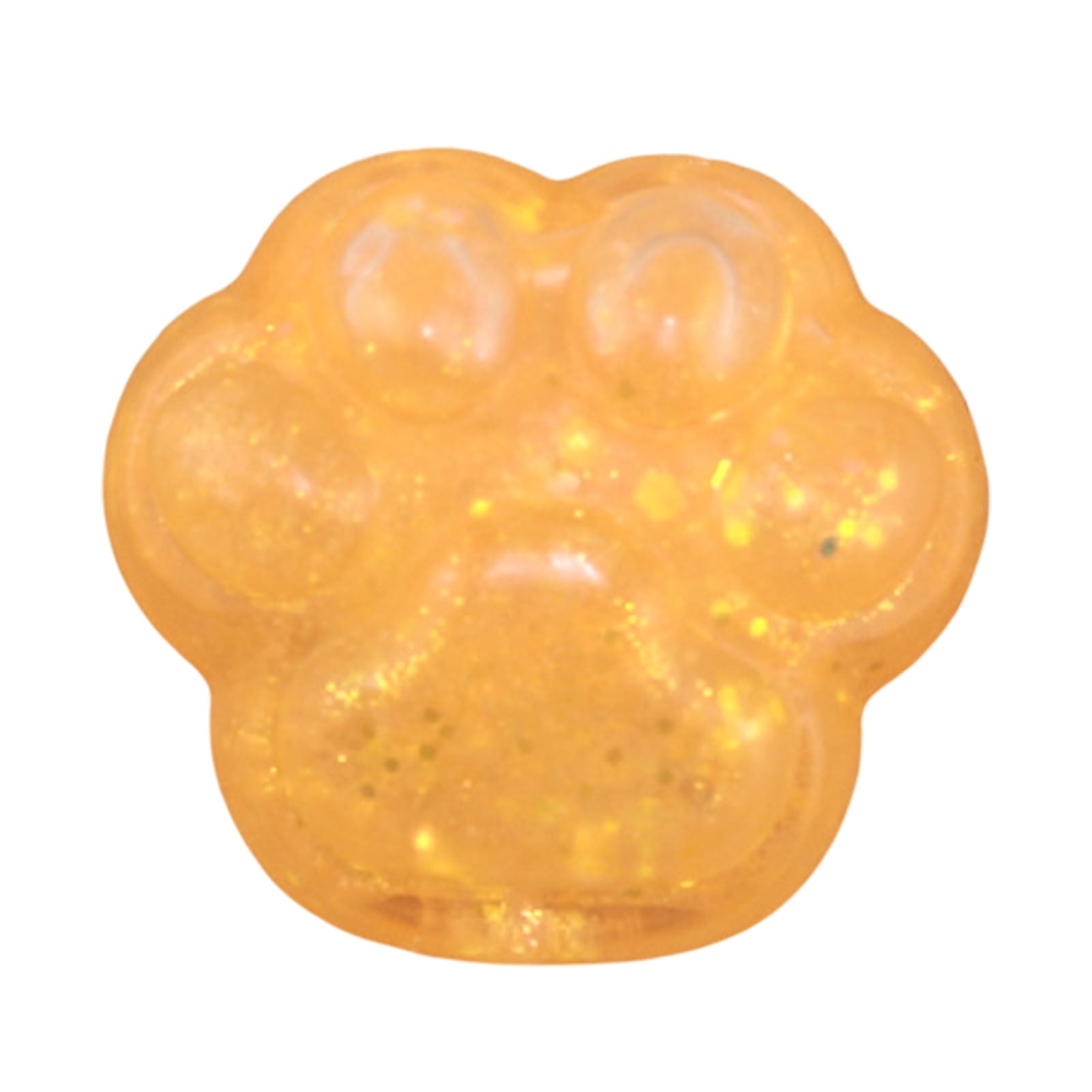 YMH Cat Paw Squeeze Toy Flexible Slow Rebound Sequins Maltose Ball