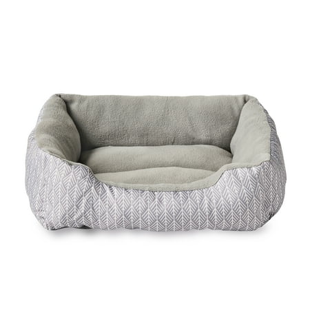 Vibrant Life Small Cuddler Dog Bed, Gray