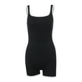 thumbnail image 6 of Women Short Jumpsuit, Sleeveless U-neck Contrast Color Playsuit Clubwear for Party, 6 of 10