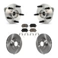thumbnail image 1 of Transit Auto Front Hub Bearing Assembly Disc Brake Rotors and Ceramic Pads Kit for Car Chevrolet HHR KBB-121994, 1 of 11
