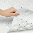 thumbnail image 1 of GPED Tapetes de Bañera para Ducha y Bañera, Tapete de Baño No Slip de 34 x 22 Pulgadas con Agujeros de Drenaje y Ventosas, Tapete de Baño Lavable a Máquina para el Piso de la Bañera con Ventosas y Ag, 1 of 6