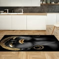 thumbnail image 5 of LaModaHome Non-Slip Rug African Lady Portrait Rug Washable Mat Child Stain Resistant Living Room Kitchen Carpet - Size: 3,9X3,3ft(120X100cm), 5 of 5