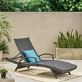 thumbnail image 2 of Soleil Outdoor Grey Wicker Armed Chaise Lounge, 2 of 10