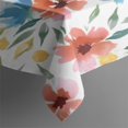 thumbnail image 3 of Pioneer Flower Floral Print Pattern Rectangle Tablecloth 60"x84",Waterproof Polyester Rectangle Table Cloth, Wipeable Spillproof Polyester Tablecloth for Dining, Camping, Indoor and Outdoor, 3 of 5
