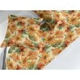 thumbnail image 2 of Floral Bed Runner Set, Retro Summer Season Sunflower Petals and Leaves Vintage Country Artwork, Decorative Bedding Scarf & 2 Pillow Shams for Hotels Homes, King, Marigold Beige Green, by Ambesonne, 2 of 3
