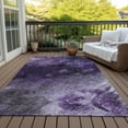 thumbnail image 6 of Addison Rugs Chantille Indoor/Outdoor Transitional Modern Purple Washable Rectangle Rug, 9' x 12', 6 of 6
