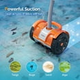 thumbnail image 2 of (2025 Upgrade) VINGLI Pool Vacuum Suction-Side Pool Cleaner Automatic Sweeper for Inground Swimming Pool,Powerful Suction to Climbs Walls,with 39.6ft Tangle Free Hose (Memory Blue&Gray), 2 of 17