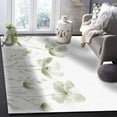 thumbnail image 5 of Area Rugs Indoor Non-Slip Rectangle Rug 5x7 Ft Simple Style Watercolor Retro Sage Green Floral Lines Rug Rubber Backing Floor Mats Non Shedding Home Decor Carpet for Entryway Living Room, 5 of 8