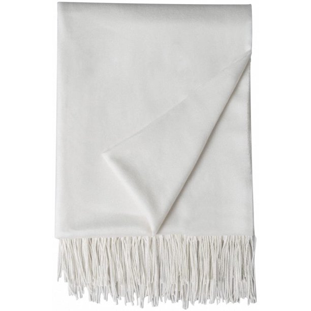 Bourina Faux Cashmere Throw Blanket Lightweight Soft Cozy for Bed or