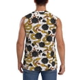 thumbnail image 4 of Kdxio Snake And Rose for Men's Muscle T-shirt,Sleeveless for Workout Running Athletic Gym Lounge Casual, 4 of 7