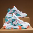 thumbnail image 4 of Sonducket Zapatillas de baloncesto para hombre, zapatillas transpirables, atléticas, antideslizantes, de caña alta, para deportes al aire Type2 NO2, 4 of 6
