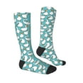 thumbnail image 3 of Balery Cartoon Funny Goose Printed Novelty Socks Men's Women's Crew Socks Sports Socks Knee High Socks Cotton Socks Quirky and Cool Socks, 3 of 9