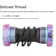 thumbnail image 4 of Red M68 Threaded Bottom Bracket for Mountain & Road Bikes - Integrated Hollow Crankset Axle, Durable Construction, Easy Installation, Efficient Power Transfer for All-Terrain Riding, 4 of 5