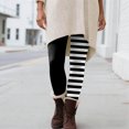 thumbnail image 6 of COMVALUE Women's and Plus Size Oh So Soft Knee & Full Length Leggings | Lots of Prints Black Size S, 6 of 7