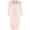 Pink, variant on Women's 2 Piece Business Outfit Elegant Crop Jacket with Bodycon Midi Dress Matching Set Vintage Work Office Suits Dress Lounge Sets