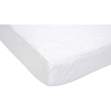 Mars Wellness Waterproof Vinyl Mattress Protector and Cover - Zippered White  - 1 Pack - Twin