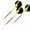 Yellow, variant on BESTSKY 1Set Darts,Stable Flight Steel Tip Darts,Family Fun Dart Flights,Yellow