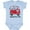AE-Light Blue, variant on Inktastic It's My 1st Valentine's Day Fire Truck with Cute Dalmatian Boys or Girls Baby Bodysuit