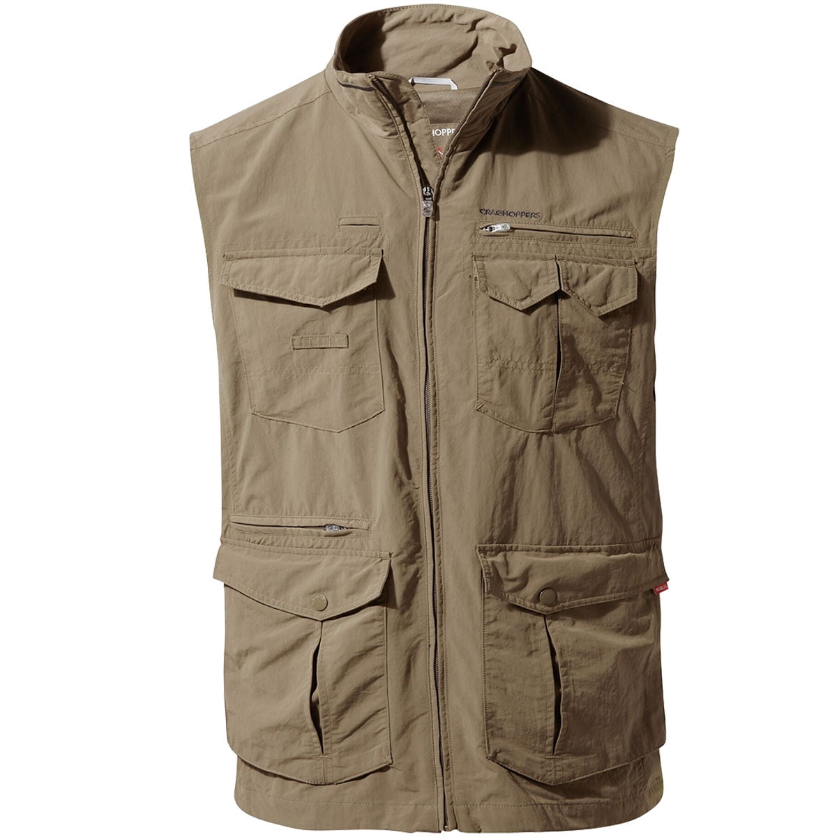 Gilet CRAGHOPPERS Nosilife Homme - Gris, Taille XL - Anti-insectes - Idéal Randonnée, Pêche