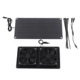 thumbnail image 4 of Kit de ventilador de panel solar,Ventilador de panel solar de 10W Ventilador de enfriamiento de panel solar Ventilador de panel solar Rendimiento de gama alta, 4 of 8