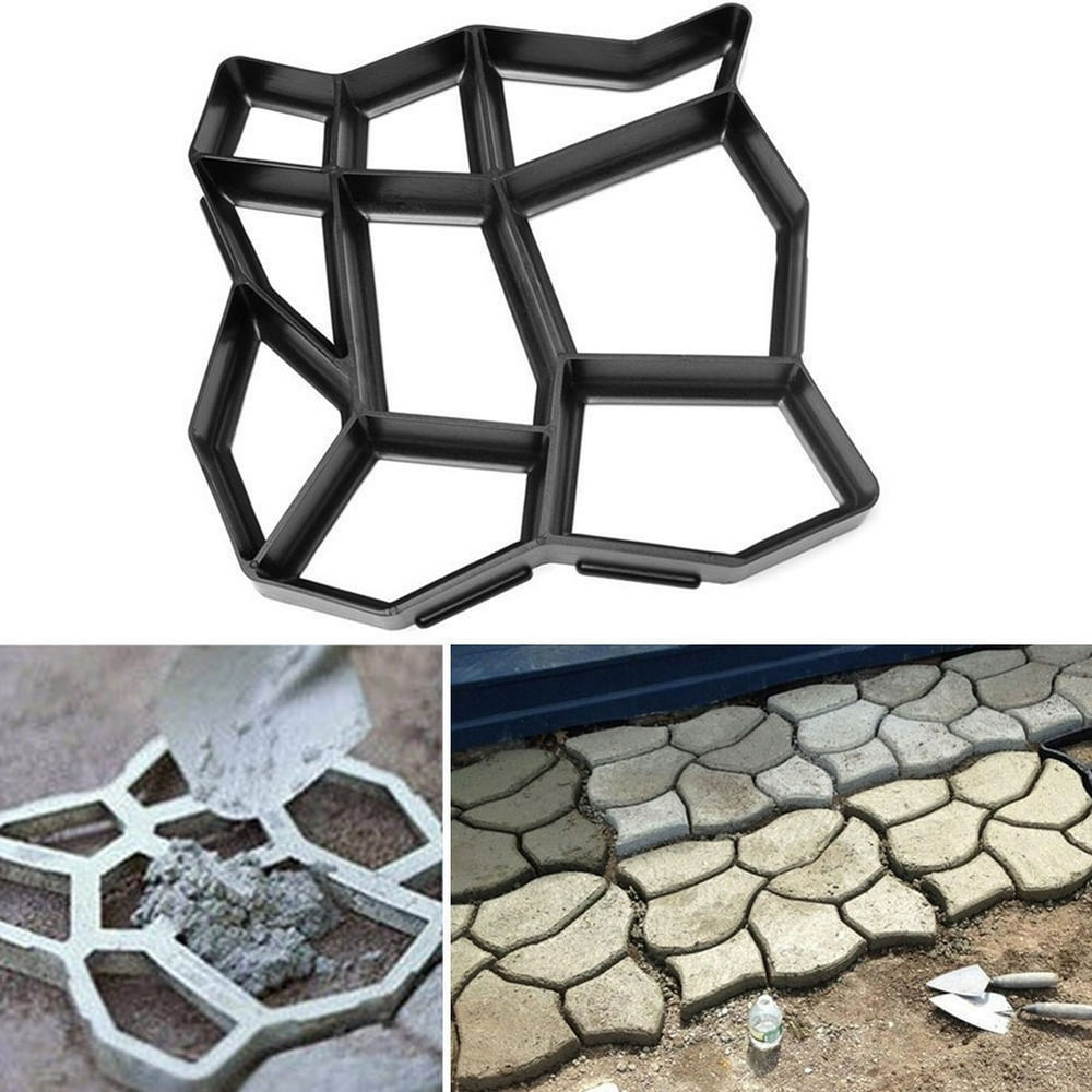 Diy Path Maker Mold, Garden Concrete Paving Stepping Pathmate Stone ...