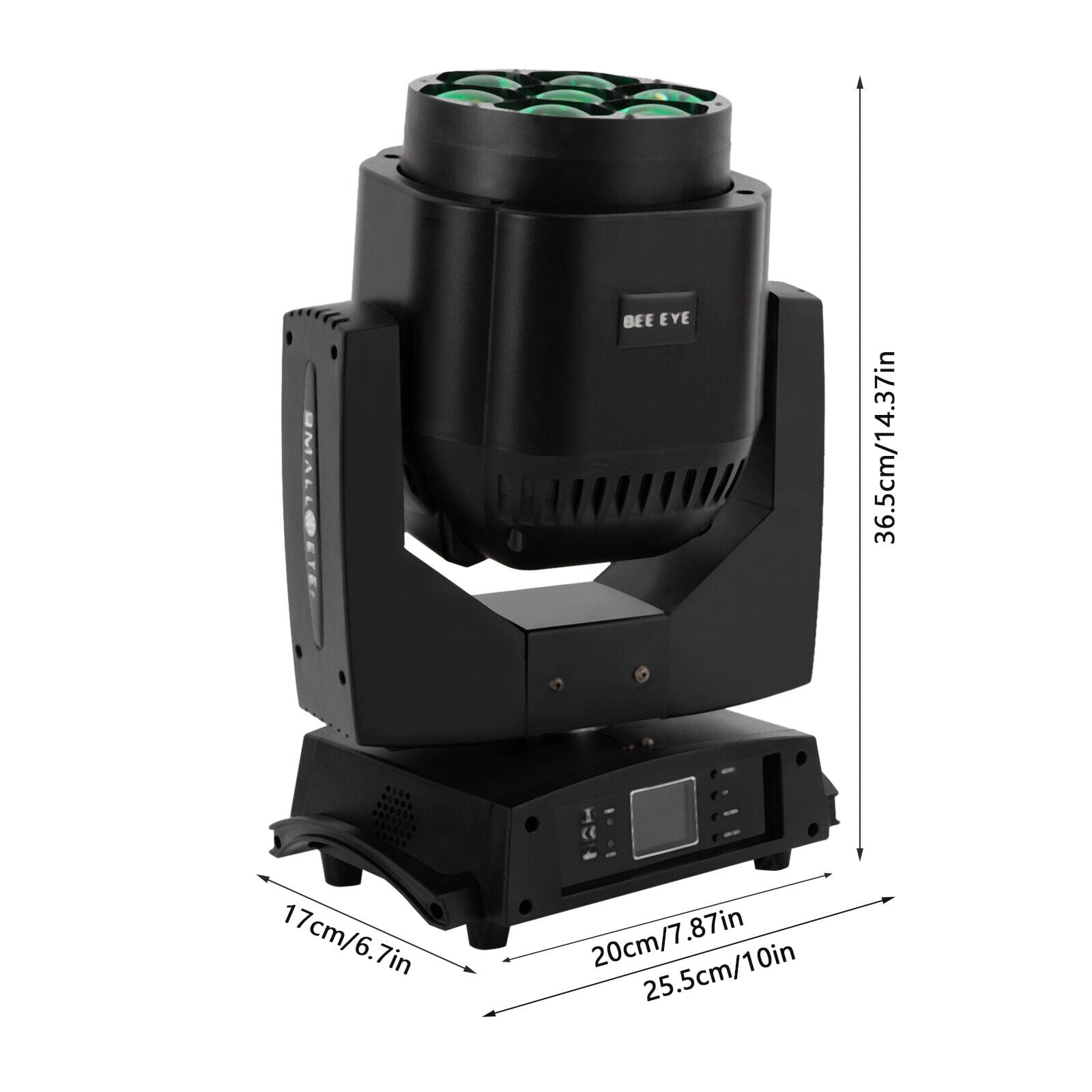 7x15W Stage Light RGBW DMX Moving Head Light Laser Bee-Eye Beam Effect Disco Lighting