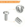 thumbnail image 4 of Uxcell #6-32x3/8" Pan Head Machine Screws, Stainless Steel 18-8 Screw, Pack of 25, 4 of 7