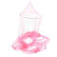 thumbnail image 3 of Bed Canopy, Safe Polyester Bed Mosquito Net Skin Friendly  For Home Bedroom For Baby Pink, 3 of 8