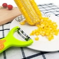 thumbnail image 6 of Corn Cob Stripper Corn Peeler Corn Kernel Remover Cutter Household Kitchen with Stainless Steel Non Grips, 6 of 7