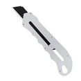 thumbnail image 2 of Heavy Duty Stainless Steel Retractable Utility Knife Box Cutter with Adjustable Blade for Wallpaper, Paper & Cardboard Cutting, 2 of 7