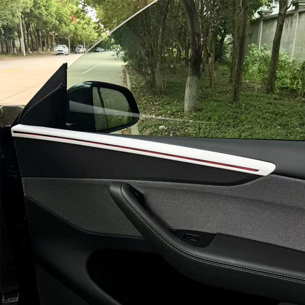 4PCS Car Door Decorative Strips for Tesla Model Y 2025 Juniper Side Trim Sticker Covers, Car Interior Accessories