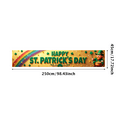 thumbnail image 3 of LUUFILx St Patrick's Day Banner Background Rainbow Clover Horseshoe Celebration Backdrop Party Supplies Photography Props Holiday Decorations Event Decor, 3 of 8