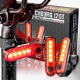 thumbnail image 1 of Luz trasera para bicicleta BLITZU 2024 Cyborg 120T USB-C recargable, 1 of 6