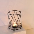 thumbnail image 4 of Portavelas de duradero Tealight Candlestick Pilar Candle Candleholder Oración Candle Pen Holder Pot Candelabros Stand para salón Negro 10x9x11cm BLESIY Portavelas candelita, 4 of 8