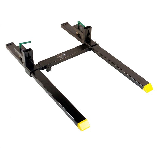 Titan Attachments 60 in Clamp on Pallet Forks Heavy Duty with