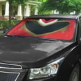 thumbnail image 4 of Red Hero Inspired Car Windshield Sunshade Universal Fit, 4 of 6