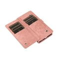 thumbnail image 3 of Allytech Zipper Wallet Case for Samsung Galaxy S20 PU Leather Crossbody Shoulder Carrying Purse Case with Card Slots Kickstand Magnetic Protective Case For Samsung Galaxy S20,Rosegold, 3 of 7