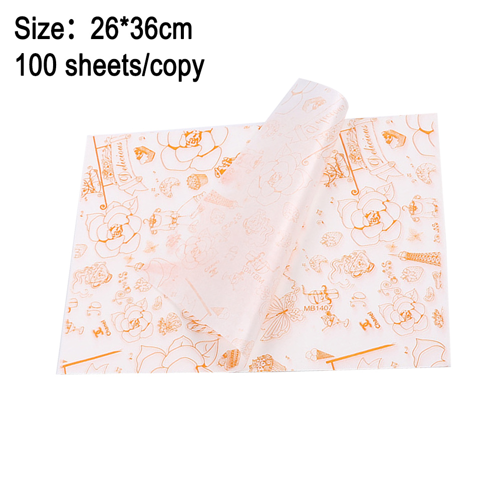 100Pcs Wax Paper Sheets for Food, Parchment Paper, Sandwich Wrapping Paper,  Basket Liners Food Picnic Paper Sheets Greaseproof Deli Wrapping Sheets, 