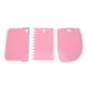 thumbnail image 1 of Advancent 3 unids/set de herramientas de decoración de pasteles de plástico rascadores rebanadores panadería más hogar tienda Herramientas y accesorios para hornear Rosado, 1 of 6