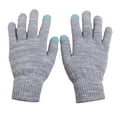 thumbnail image 2 of LangJing Winter Gloves for Women,Cute Womens Touch Screen Warm Lining Stretchy Thermal Knitted Gloves for Cold Weather, 2 of 3