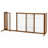 Richell Deluxe Freestanding Pet Gate with Door, 28"H