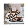 thumbnail image 7 of Audeban Mens Closed Toe Casual Leather Strap Athletic Beach Outdoor Sandals Fisherman Shoes, 7 of 7