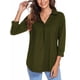 thumbnail image 4 of Sexy Dance Top de mujer con manga 3/4 y blusa holgada con cuello en V, 4 of 7