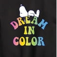 thumbnail image 3 of Peanuts - Dream In Color - Toddler & Youth Crewneck Fleece Sweatshirt, 3 of 6